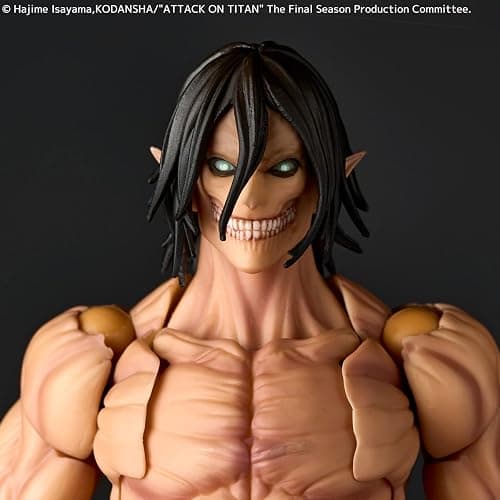 Revoltech Amazing Yamaguchi Attack on Titan Eren Yeager Action Figure thumbnail 11
