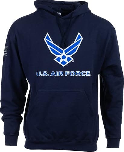 Ann Arbor T-shirt Co. U.S. Military, First Responder Hoodie USAF Army Navy Firefighter Sweatshirt Hoody thumbnail 2