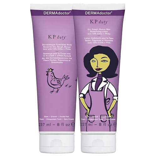 DERMAdoctor KP Bump Eraser Body Scrub and Lotion Kit Dermatologist Formulated Exfoliant | Keratosis Pilaris Treatment For Dry And Bumby Skin 10% AHAs + PHAs thumbnail 9