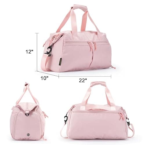 VEAGIA Weekender Duffel Bag With Shoe Compartment And Wet Pocket-Luggage Everyday Overnight Bag for Men and Women Travel-Carry On Gym Bag thumbnail 2
