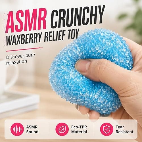 Crunchy Slushie Squishy Stress Ball, Upgraded Ice Slushie Squeeze Ball (1, #B) thumbnail 2
