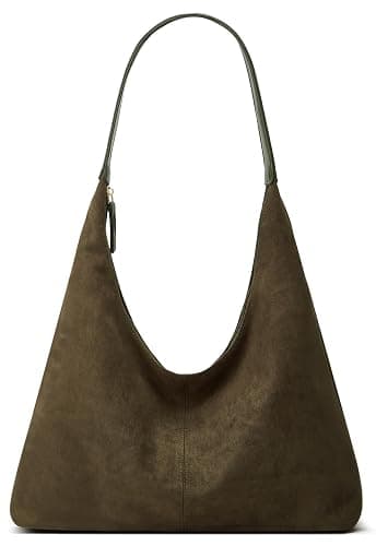 Trendy Suede Crescent Shoulder Bag Women Tote Bag Satchels Crossbody Purse Top-handle Travel College Work Tote Handbag - Image 1