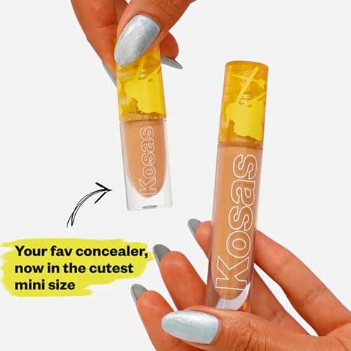 Kosas Mini Revealer Concealer for Dark Circles, Spots and Blemishes, 04 | Travel-size creamy concealer with medium coverage for dark circles, spots and blemishes and a radiant finish. thumbnail 4