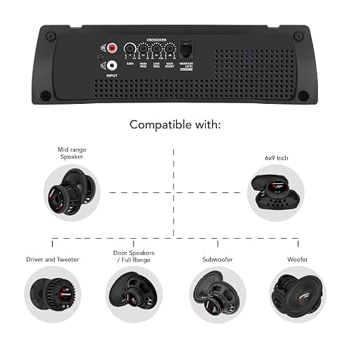 Taramps HD 3000 2 Ohms Black 1 Channel 3000 Watts RMS MAX Full Range Car Audio Monoblock LED Monitor Indicator Class D Amplifier Crossover, HD 3k thumbnail 10