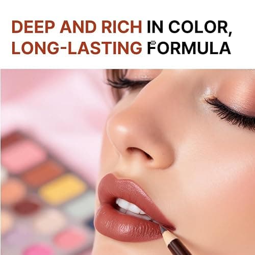 30 pcs Lip Liner Pencil Set, High Pigmented Lip Makeup, Long-wearing, Deep and Rich in Color, Enhance Lip Volume, 6.25 inches Long Wooden Pencil thumbnail 5