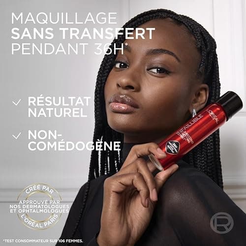 L'Oréal Paris - Spray Fixateur de Maquillage - Waterproof - Sans Transfert - Formule Légère - Non Collant - Résistant à l'Eau et à la Transpiration - Tenue Jusqu'à 36h - Infaillible - Format XL 150 ml thumbnail 4