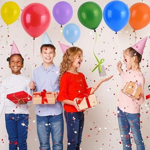 Thickened balloons, 120 PCS Balloons Assorted Colors, Latex Balloons for Kid's Birthday Party, Exquisite Rainbow Balloon, 12 Inches 12 Kinds of Rianbow Colorful Party Balloons Decorations. thumbnail 5