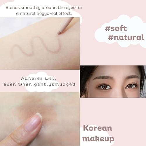 Produco [thebom] AegyoSal Eyeliner Under-Eye Enhancing Pencil Highlighter Eye Makeup (2set) (Volume Beige + Shadow Brown) thumbnail 6