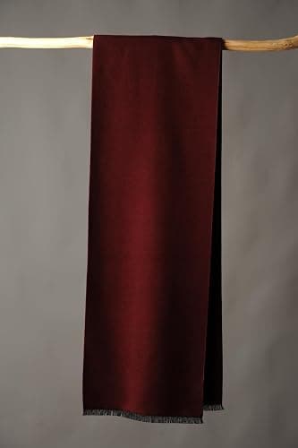 CUDDLE DREAMS Men's Silk Scarves for Winter, 100% Mulberry Silk Brushed, Luxuriously Soft & Warm, Decent Box Packed thumbnail 3