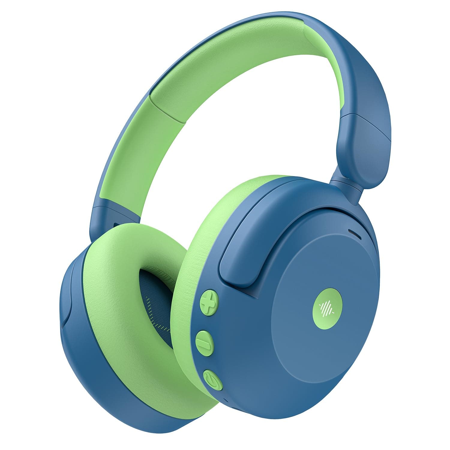 iClever BTH20 Kids Noise Cancelling Headphones, 60H Play Time,Type C Fast Charging, Safe Volume 80dBA, Bluetooth5.4, Award-Winning Kids Headphones Wireless for iPad Tablet Airplane, Blue - Image 1