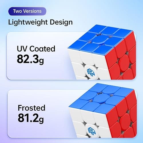 GAN 356 Maglev 3x3 Magnetic Speed Cube Stickerless Gans 356M Magic Cubes, Magnetic Levitation Cube, 30°+ Auto-Aligning, 76 Magnets, Numerical Tuning Setting, Frosted Version thumbnail 7