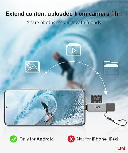 uni SD Card Reader, High-Speed USB C to Micro SD Card Adapter USB 3.0 Dual Slots, Memory Card Reader for SD/Micro SD/SDHC/SDXC/MMC, Compatible with MacBook Pro/Air, Chromebook, Android Galaxy thumbnail 4