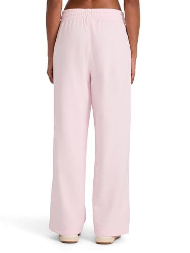 Reebok Womens Tonal Wide Leg Sweatpant, Standard Fit, 30” Inseam, Midweight Cotton-Poly Fabric thumbnail 2