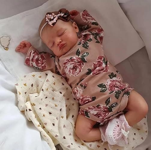 Kaydora Reborn Baby Girl Dolls - 20 inch Lifelike Newborn Baby with Realistic Veins for Kids Age 3 + thumbnail 3