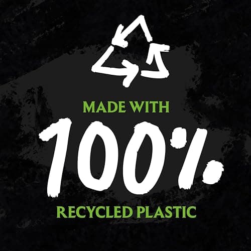 Roar! Bin Bags 100 Litres, 10 Double Drawstring Ultra Strong Black Refuse Sacks, 100% Recycled Plastic, Everyday Use, Household, Office & Kitchen Waste thumbnail 4