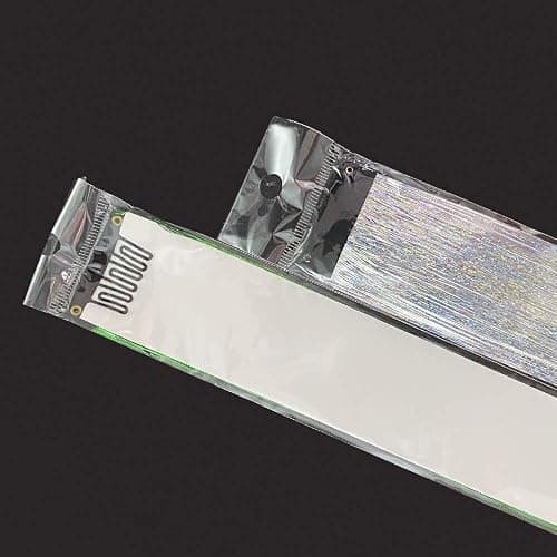 19.7 Inch Clip In Hair Fairy Tinsel Kit Clips Clip On Glitter Hair Tinsel Extensions 12 Colors thumbnail 4
