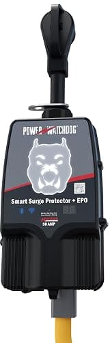 Power Watchdog PWD50EPOW Smart RV Surge Protector, 50A, WiFi, IP65 | Patented WiFi & Bluetooth connectivity monitors voltage, amperage & wattage. thumbnail 2