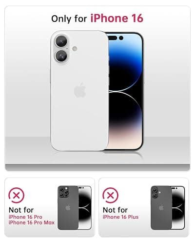 SCORPIFY for iPhone 16 Case [Compatible with MagSafe] with White Rose Floral Design, Cute Clear Flower Magnetic Phone Cover for Women Girls, [Non Yellowing] Slim Bumper with Gold Accents thumbnail 2