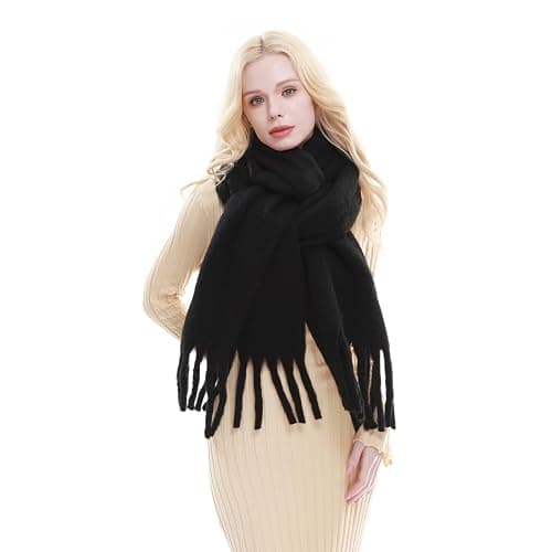 RIIQIICHY Chunky Scarf for Women Winter Warm Thick Scarves Oversized Blanket Scarf thumbnail 3