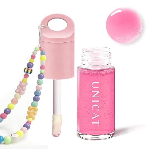 UNICAT Strawberry Lip Oil Keychain, Hydrating Lip Gloss with Jojoba Oil | High Shine, Hydrating Lip Gloss, Jojoba Oil & Vitamin E, Moisturizing Lip Care thumbnail 10