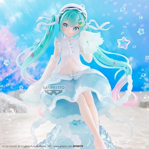 Banpresto - Hatsune Miku - Hatsune Miku Clearluxe Jellyfish Evolve Collectible Figure thumbnail 5