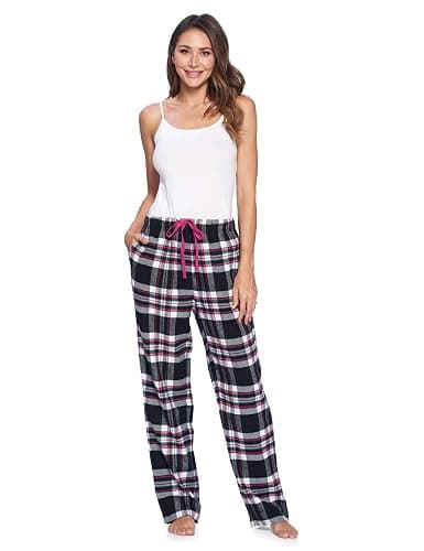 Ashford & Brooks Women's Super Soft Flannel Plaid Pajama Sleep Pants thumbnail 2