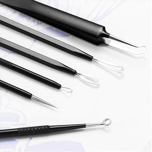 Blackhead Remover Pimple Popper Tool Kit - (6 Piece Kit) - Professional Stainless Pimples Comedone Extractor Removal Tool thumbnail 6
