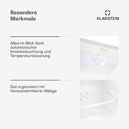 Klarstein Mini Kühlschrank für Zimmer, 30L Mini-Kühlschrank für Getränke, Snacks & Kosmetik, Kleine Minibar, Klein & Leise, Kleiner Skincare Zimmer & Büro 5-15°C thumbnail 6