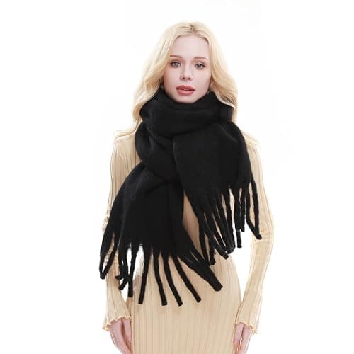 RIIQIICHY Chunky Scarf for Women Winter Warm Thick Scarves Oversized Blanket Scarf thumbnail 2