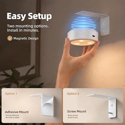 EZVALO Picture Lights for Wall, 2000mAh Rechargeable Battery Magnetic Poster Lights with 3 Color Temps & 12 RGB, Remote Dimmable Timer Painting Light, Wall Decor Light for Art Display, Frame (3 Pack) thumbnail 7