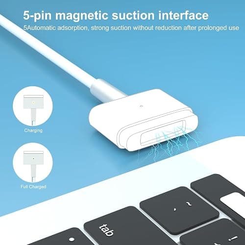 Eokoowo 45W Charger Compatible with A1436 A1466 A1465 Mac Book Air Mag2 T-Tip 14.85V AC Power Adapte for Charging Mac Book Air 11 inch and 13 inch After Mid 2012(Applicable to 2012-2017) thumbnail 2