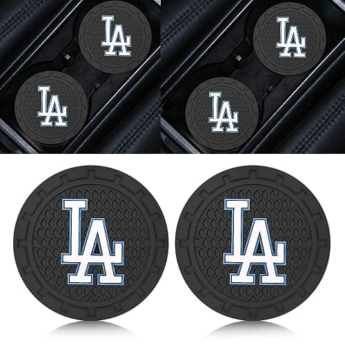 Silicone Dodgers Car Cup Holder Coasters,Baseball Fans Car Coasters for LA Dodgers Fans, Non-Slip Universal Fit Cup Holder Insert thumbnail 5