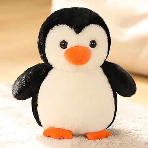 YUKOUQIAN Penguin Stuffed Animal Cute Plush Doll SoftToy 8.5" Gift for Girls Boys Birthdays Christmas Children's Day Halloween Thanksgiving Day (Penguin) thumbnail 6