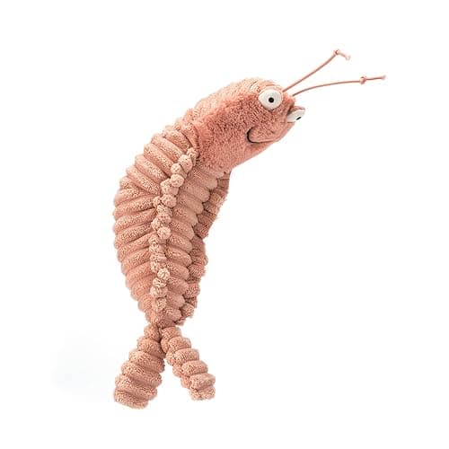 Jellycat Sheldon Shrimp Stuffed Animal, 8.5 inches - Ocean and Sea Plush Toy - Classic Children's Gift thumbnail 3