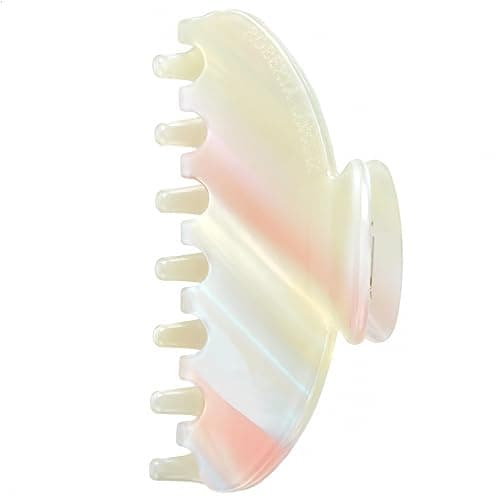Luxury whitepink Hair Claw Clip Premium Acetate Strong Hold 4 Inch | Superior Quality - Image 1