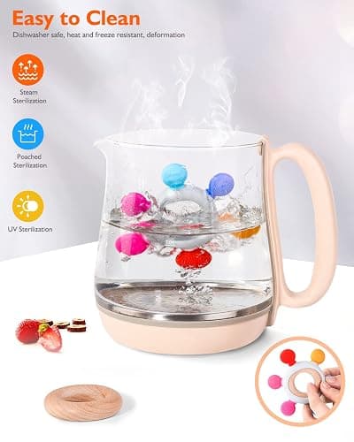 akolik Baby Teething Toys, Teething Relief Toy, BPA Free Baby Chew Toys Infant Toys Newborn Accessories, Teethers for Babies 0-3-6-9-12 Months Old Boys Girls thumbnail 5