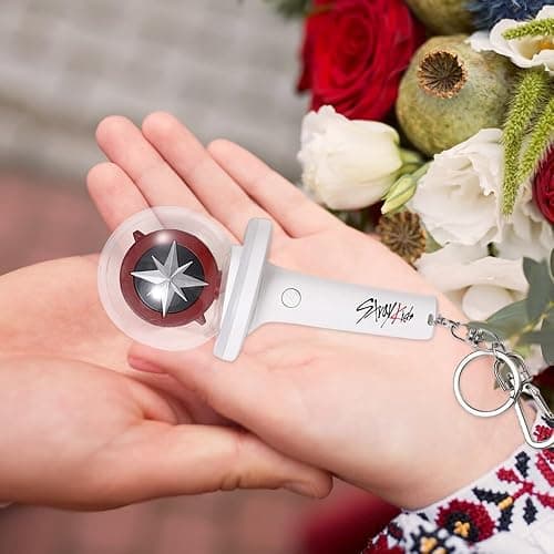 Stray Mini Lightstick, Stray Schlüsselanhänger, SKZ Einstellbar Geschwindigkeit und Farbe Mini Light Stick, Kpop Merch Geschenke für STAY thumbnail 4