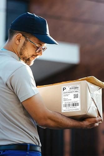 Bulk 4x6 Thermal Labels - 6000 Adhesive Labels | Smudge-Resistant & BPA-Free | Thermal Printer Compatible thumbnail 5