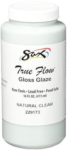 Sax 229173 True Flow Gloss Glaze - 1 Pint - Natural Clear, 16 Fl Oz (Pack of 1) - Image 1