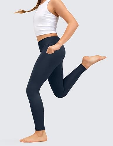 CRZ YOGA Girls Butterluxe Full Length Athletic Leggings - Kids High Waist Lounge Pants Girls Active Dance Running Yoga Tights thumbnail 5