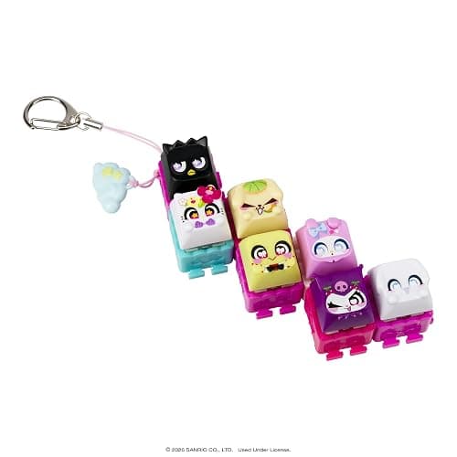 Clickeez Series 1 Hello Kitty & Friends 7-Pack | 7 Collectible Character Keyboard Keys Click and Clack | Create Your Own Keychain | Ages 6+ thumbnail 5