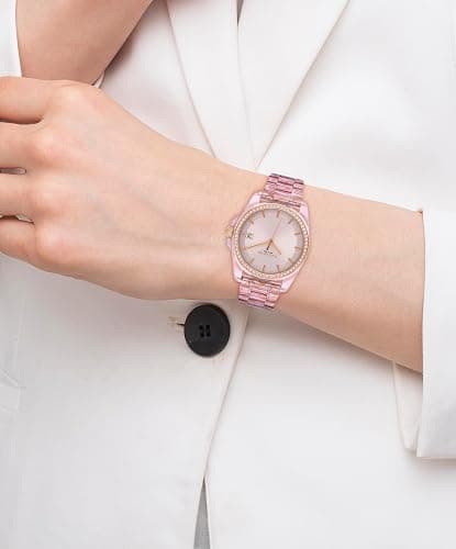 Coach Greyson Women's Watch - 3H Dial with Signature C Link Bracelet and Crystal Bezel - Water Resistant 3 ATM/30 Meters - Premium Fashion Timepiece for Everyday Style - 36mm thumbnail 4