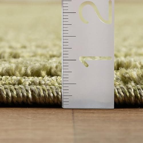 LUXE WEAVERS Modern Geometric Wave Green 9x12 Area Rug, Contemporary Stain Resistant Carpet thumbnail 6