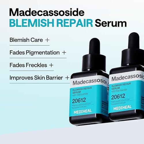 Mediheal Madecassoside Repair Serum 1.35 fl.oz - Blemish Care, Fades Pigmentation and Freckles & Skin Soothing & Hydration - with Centella Asiatica, Niacinamide thumbnail 3