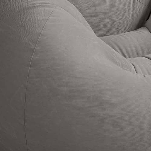 Intex 68579EP Beanless Bag Inflatable Lounge Chair: Corduroy Textured Flocking – Durable Vinyl – Folds Compactly – 220lb Weight Capacity – 45" x 45" x 28" thumbnail 7