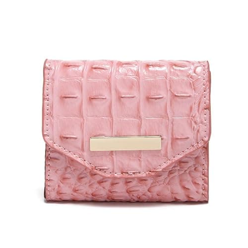 Makcr Joacbv Crocodile Small Wallets Short Vintage Leather Credit Card Holder Luxury Clutch Mini Coin Purse for Women - Image 1