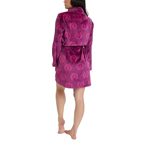 Juicy Couture Women's Super Soft Luxe Plush Shawl Collar Robe thumbnail 3