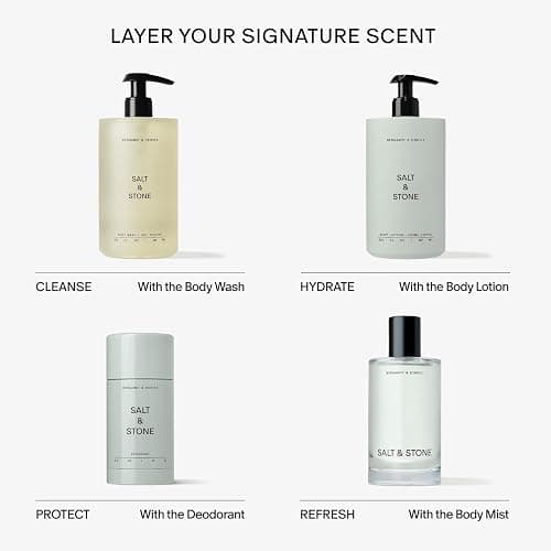 Salt & Stone Body Lotion for Women & Men | Bergamot & Hinoki | Hydrates, Nourishes & Softens Skin | Restores Dry Skin | Fast-Absorbing | Cruelty-Free & Vegan | 15.2 fl oz thumbnail 7