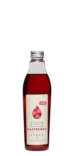 Simply Sugar Free Raspberry Syrup, Low Calorie, Vegan & Nut Free Flavoured Syrup for Coffee, Cocktails & Baking (250ml) - Image 1