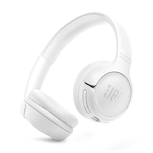 JBL Tune 530BT - On-Ear Bluetooth Headphones - White | JBL Pure Bass Sound, Customize your sound with the JBL Headphones App, 2 beamforming mics for perfect calls - Image 1